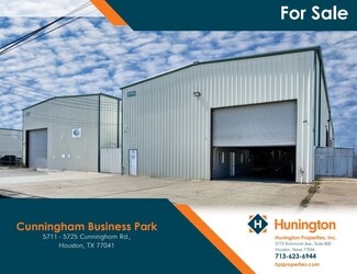 Plus de détails pour 5711 Cunningham Rd, Houston, TX - Industriel à vendre