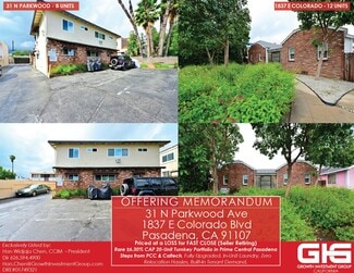 More details for 31 N Parkwood Ave, Pasadena, CA - Multifamily for Sale