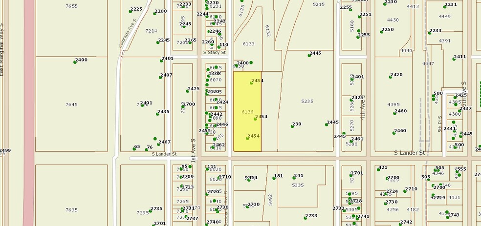 2454 Occidental Ave S, Seattle, WA for lease - Plat Map - Image 3 of 8