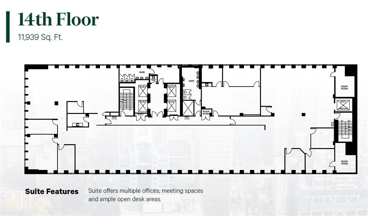 505 University Ave, Toronto, ON for lease Floor Plan- Image 1 of 1