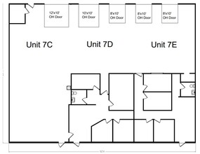 115 Hurley Rd, Oxford, CT for lease Floor Plan- Image 1 of 1