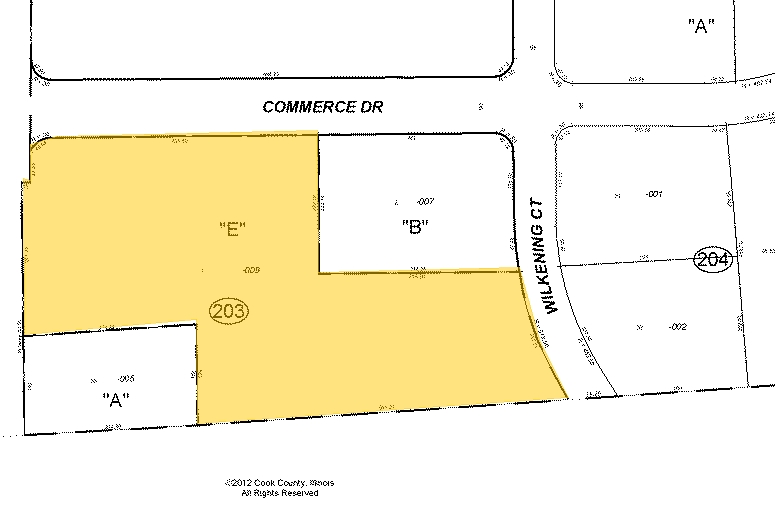 1-9 E Commerce Dr, Schaumburg, IL à vendre - Plan cadastral - Image 3 de 3