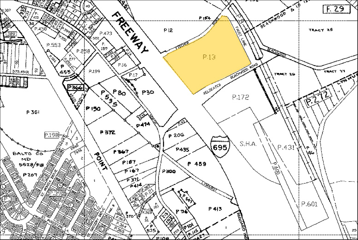 8203 Fischer Rd, Dundalk, MD à louer Plan cadastral- Image 1 de 2