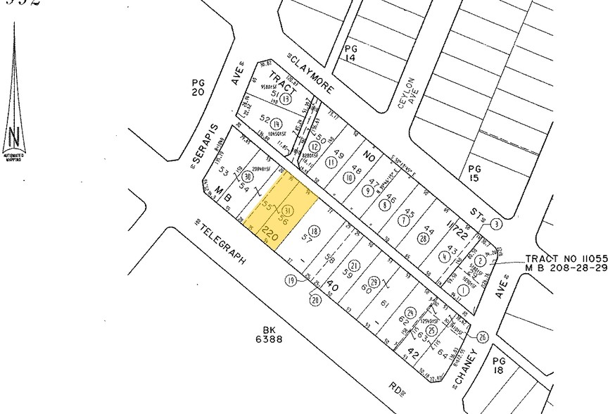 9219 Telegraph Rd, Pico Rivera, CA à louer - Plan cadastral - Image 2 de 4