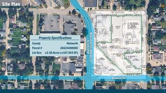 Plus de détails pour Broad St & Center St, Lake Geneva, WI - Terrain à vendre