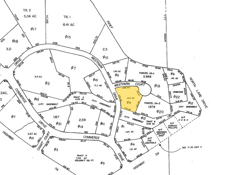 400 Westpark Ct, Peachtree City, GA à vendre - Plan cadastral - Image 2 de 3