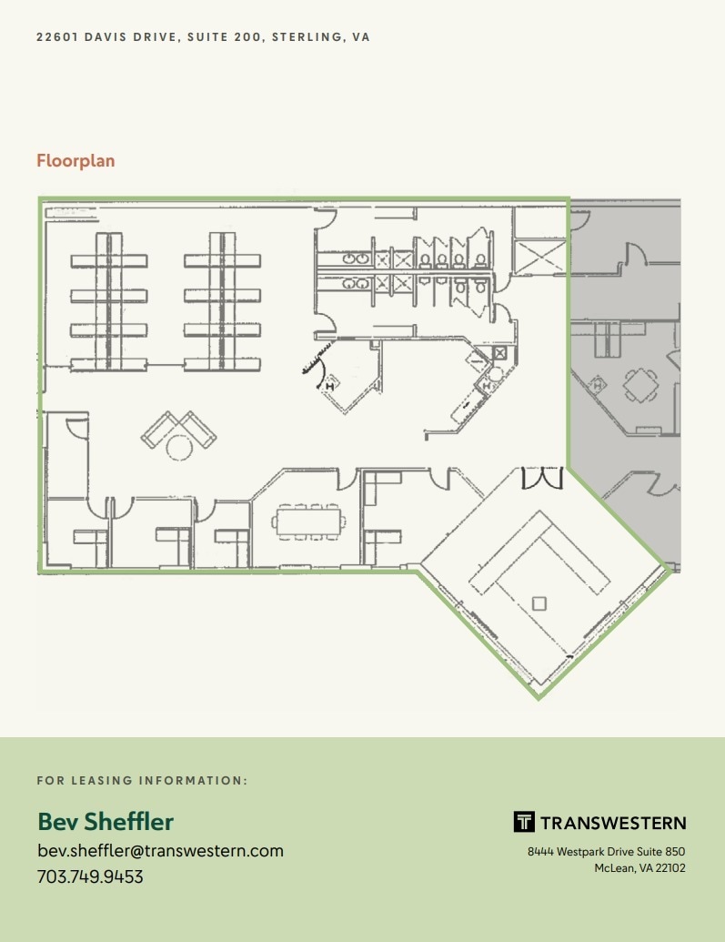 22601 Davis Dr, Sterling, VA for lease Floor Plan- Image 1 of 1