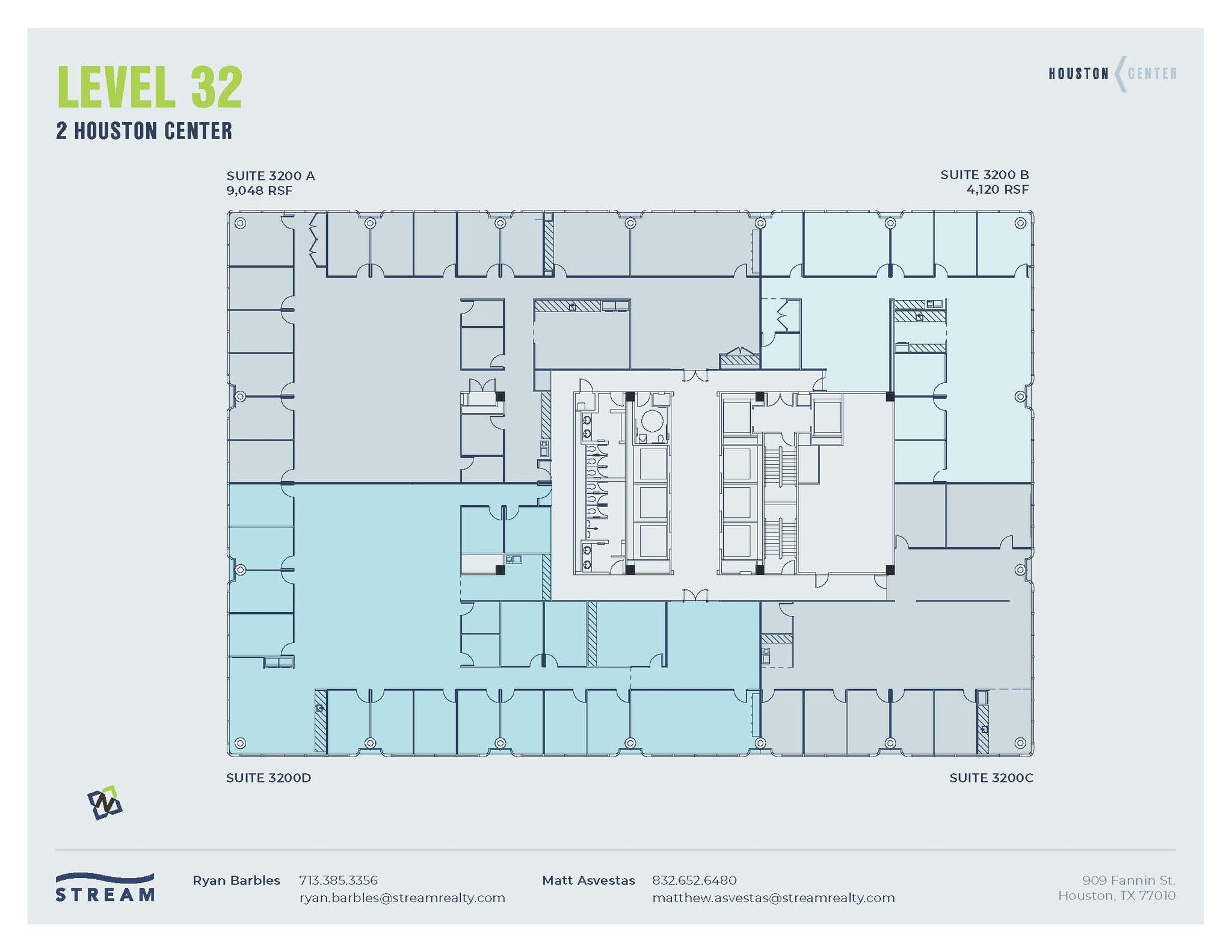 909 Fannin St, Houston, TX for lease Floor Plan- Image 1 of 1