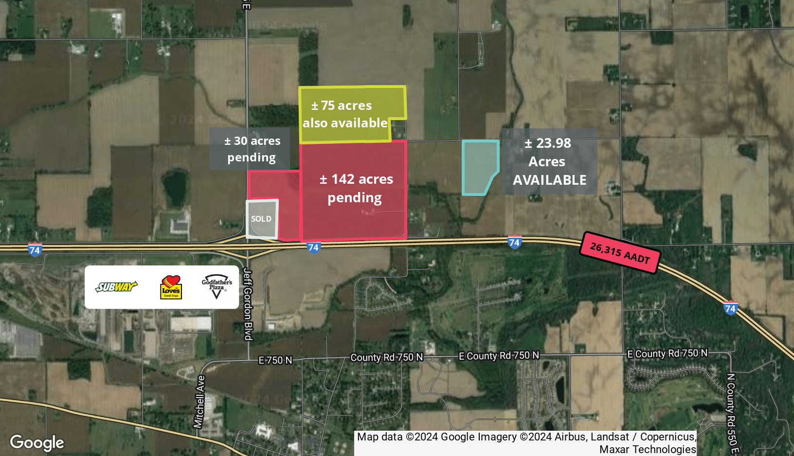 0 County Road 850 N., Pittsboro, IN à vendre Photo du b timent- Image 1 de 2