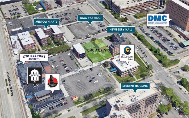 More details for 80-92 E Willis St, Detroit, MI - Land for Sale