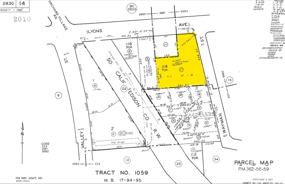 23206 Lyons Ave, Santa Clarita, CA à vendre - Plan cadastral - Image 2 de 25