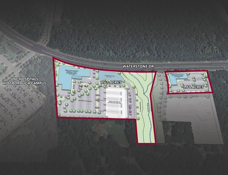 502 Waterstone Dr, Hillsborough, NC à vendre - Aérien - Image 1 de 2