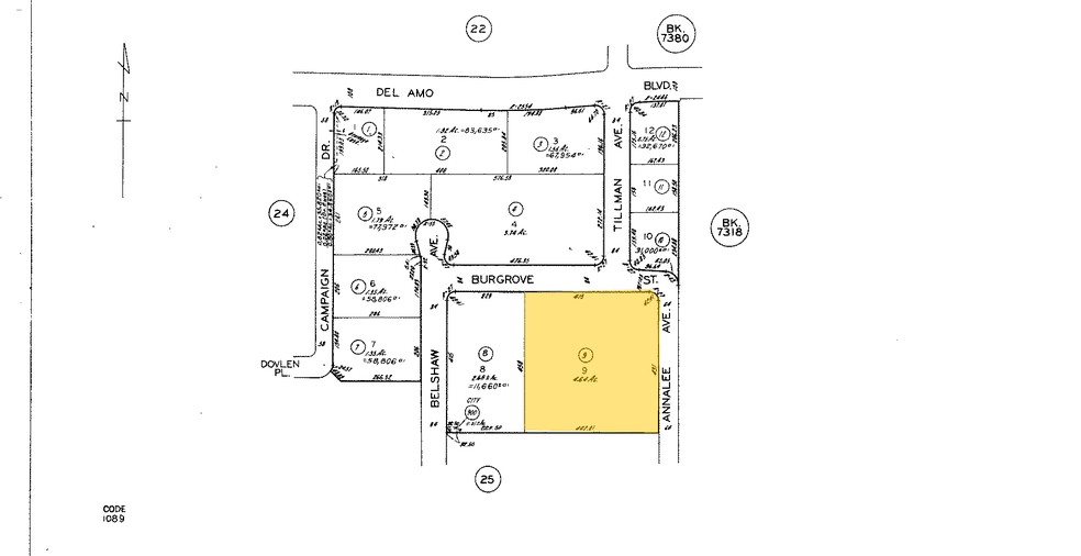 20505 Annalee Ave, Carson, CA for lease - Plat Map - Image 3 of 7