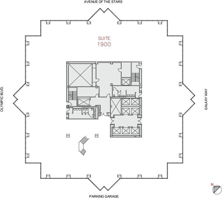 2121 Avenue of the Stars, Century City, CA for lease Floor Plan- Image 1 of 5