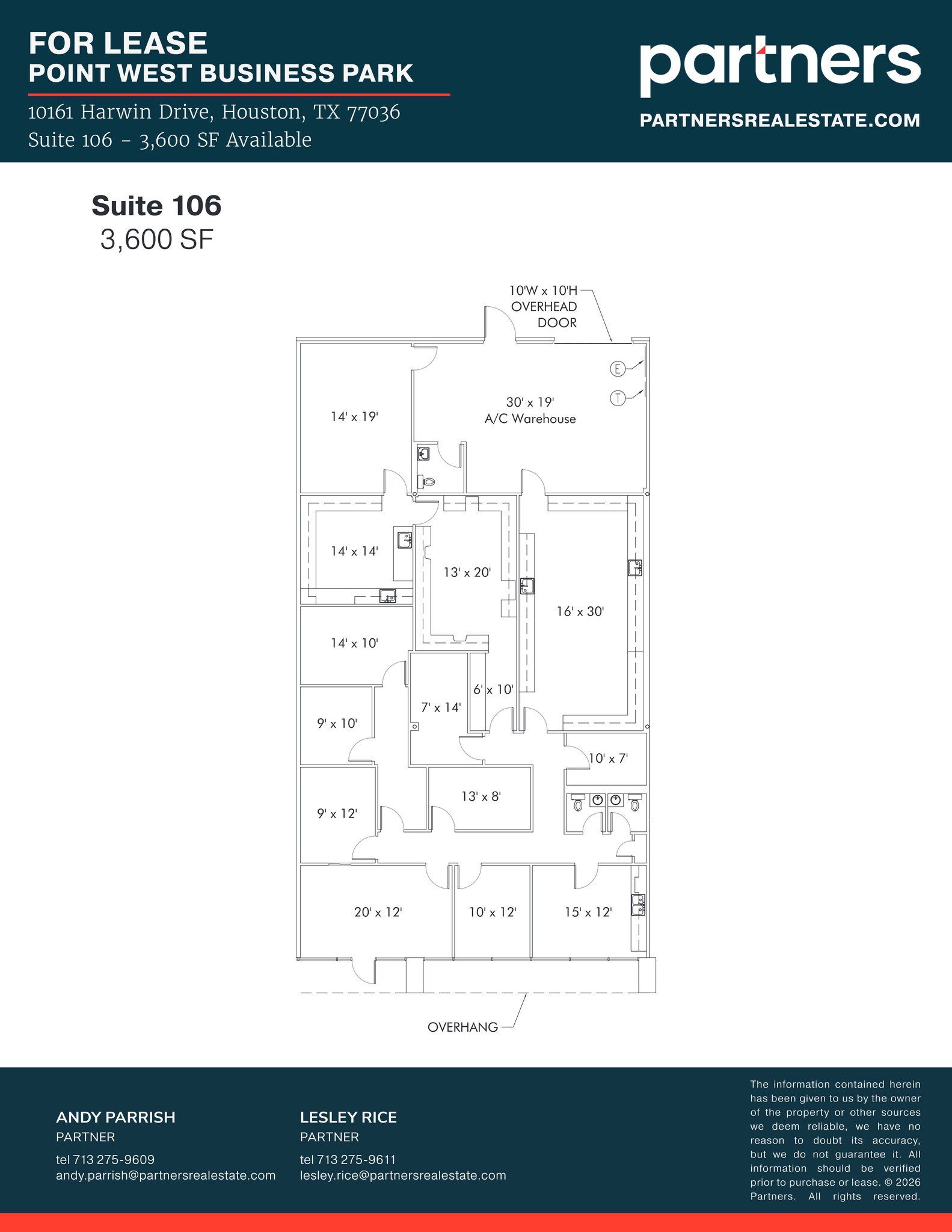 10161-10175 Harwin Dr, Houston, TX à louer Plan de site- Image 1 de 1