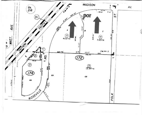 3600 Madison Ave, North Highlands, CA à louer - Plan cadastral - Image 2 de 6