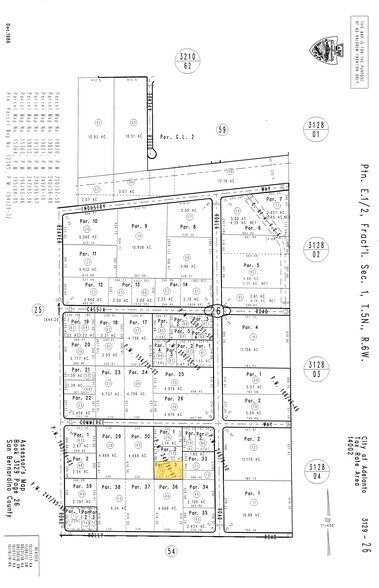 9517 Commerce Way, Adelanto, CA à vendre - Plan cadastral - Image 3 de 3