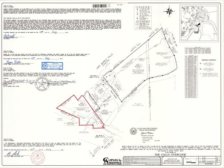 Old River Road, Marble Falls, TX à vendre - Plan cadastral - Image 3 de 11