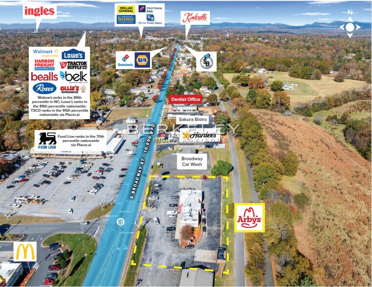 703 S Broadway St, Forest City, NC à vendre - Photo du bâtiment - Image 3 de 5