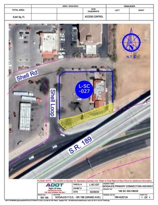 Plus de détails pour 800 W Mariposa Rd, Nogales, AZ - Commerce de détail à vendre