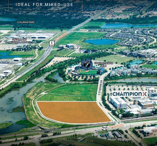 US Highway 90A & Stadium Dr, Sugar Land, TX à vendre - Photo du bâtiment - Image 1 de 3