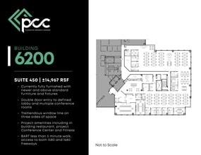 6210 Stoneridge Mall Rd, Pleasanton, CA à louer Plan d’étage- Image 1 de 1