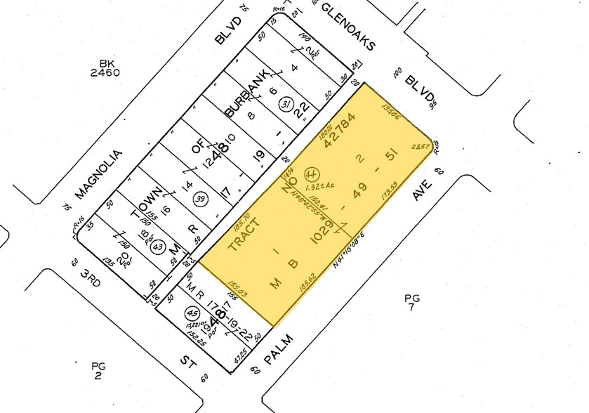 303 N Glenoaks Blvd, Burbank, CA à louer - Plan cadastral - Image 2 de 16