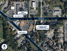 1419-1425 Flushing Rd, Flushing, MI - Aerial map view - Image1