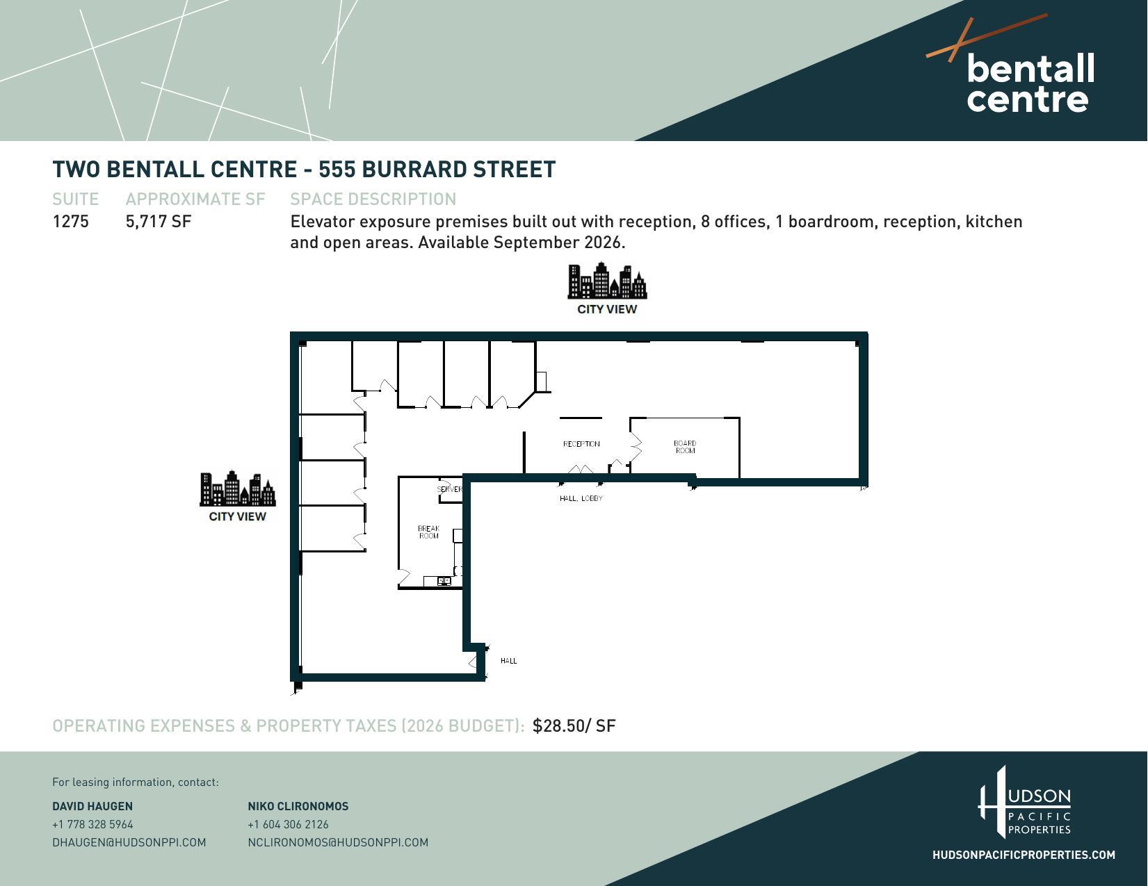 555 Burrard St, Vancouver, BC à louer Plan d’étage- Image 1 de 1