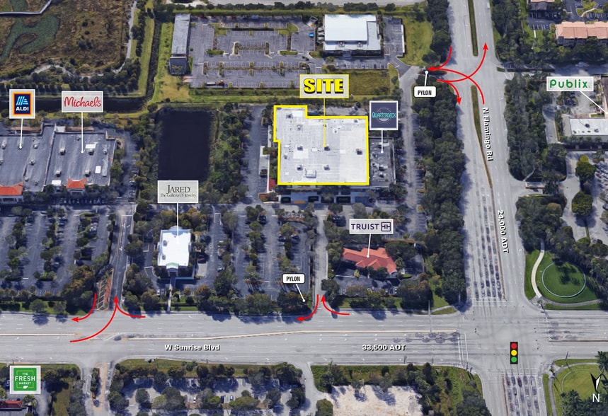 12300-12310 W Sunrise Blvd, Plantation, FL for lease - Building Photo - Image 3 of 15