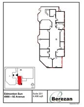 4960-4990 92 Ave NW, Edmonton, AB for lease Floor Plan- Image 1 of 1