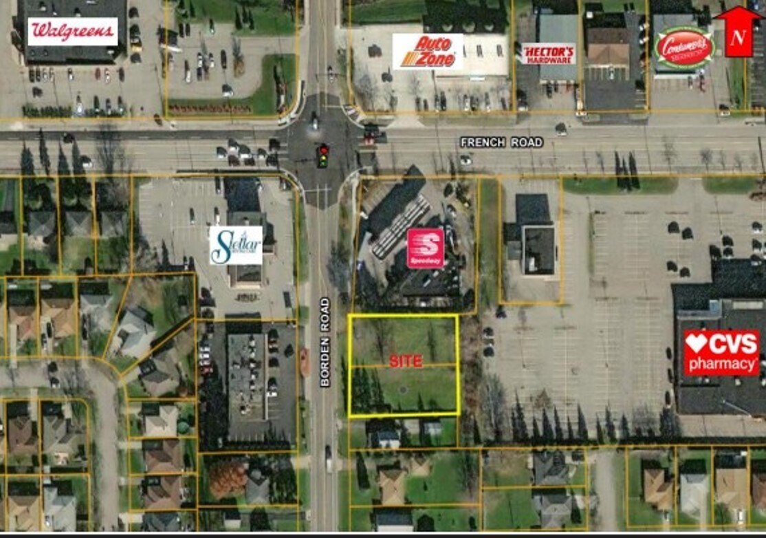 439-449 Borden Rd, Buffalo, NY à vendre Aérien- Image 1 de 2