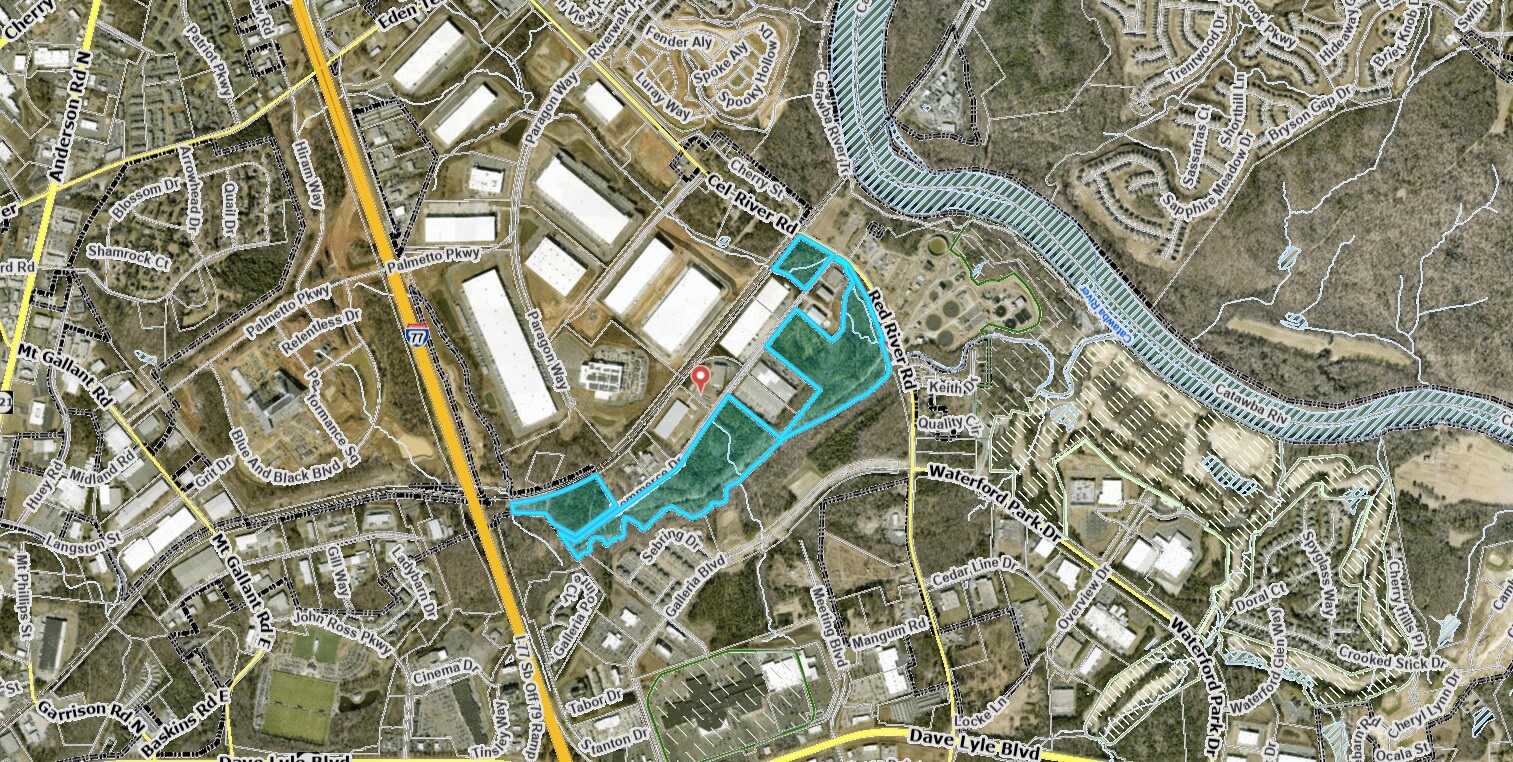 135 Red River Rd, Rock Hill, SC à vendre Plan cadastral- Image 1 de 2