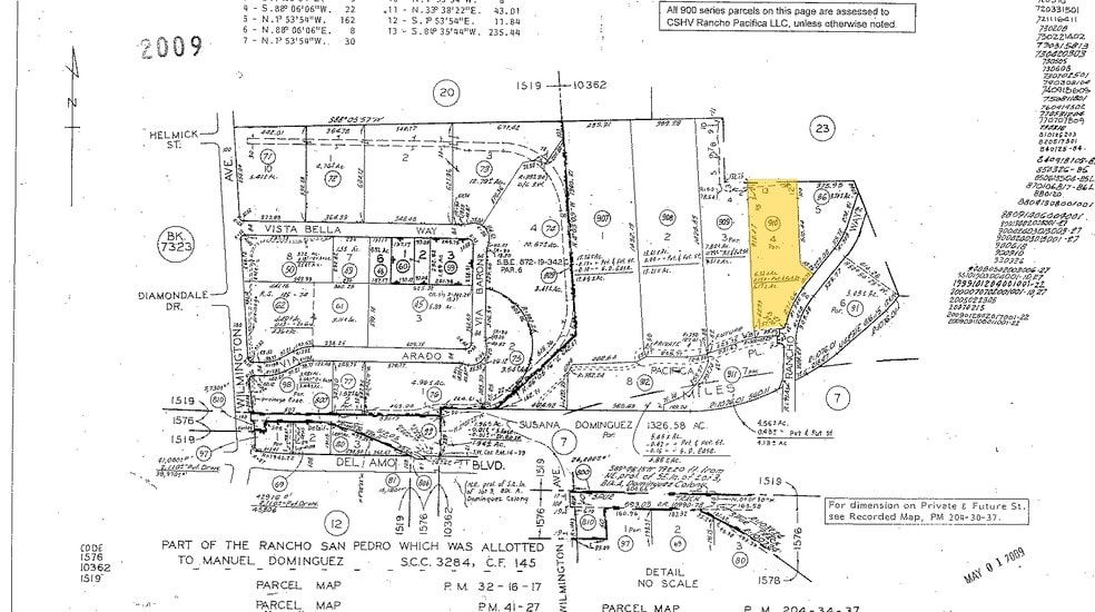 20001-20021 S Rancho Way, Rancho Dominguez, CA for lease - Plat Map - Image 3 of 4