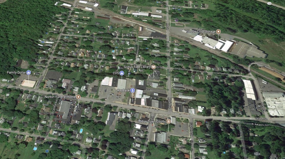 34-40 W Main St, Sodus, NY à louer - Aérien - Image 3 de 9