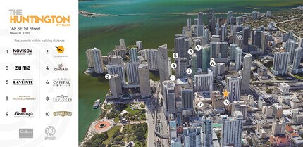 168 SE 1st St, Miami, FL - AERIAL map view
