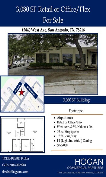 12440 West Ave, San Antonio, TX à vendre - Photo principale - Image 1 de 2