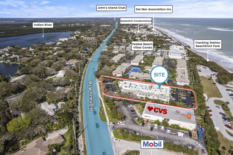 5070 Highway A1A, Vero Beach, FL à louer - Aérien - Image 2 de 9