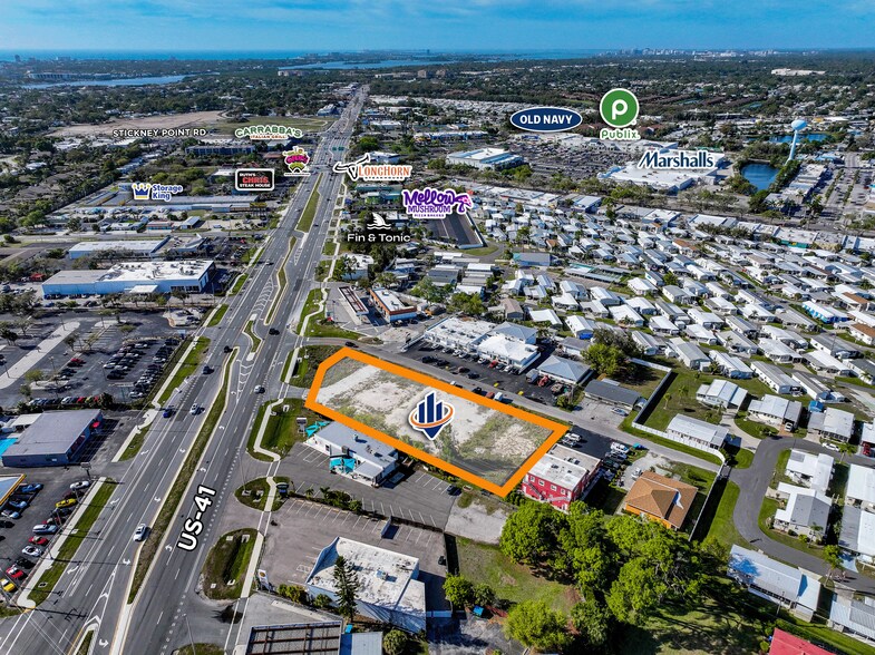 6903 S Tamiami Trl, Sarasota, FL à vendre - Aérien - Image 3 de 8