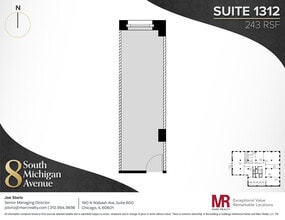 8 S Michigan Ave, Chicago, IL à louer Plan d’étage- Image 1 de 3