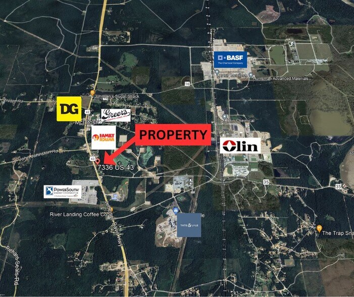 7336 Highway 43 N, Mc Intosh, AL for sale - Building Photo - Image 1 of 13