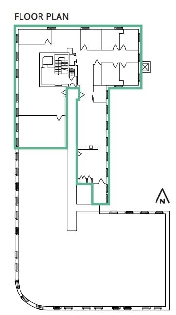 10113 104th St NW, Edmonton, AB for lease Floor Plan- Image 1 of 1