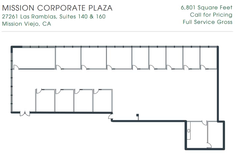27261 Las Ramblas, Mission Viejo, CA for lease Floor Plan- Image 1 of 1