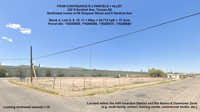Plus de détails pour 320 Sentinel Ave, Tucson, AZ - Terrain à vendre