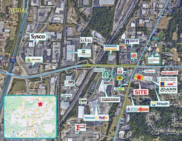 10340 Reading Rd, Cincinnati, OH à vendre - Photo du bâtiment - Image 1 de 3