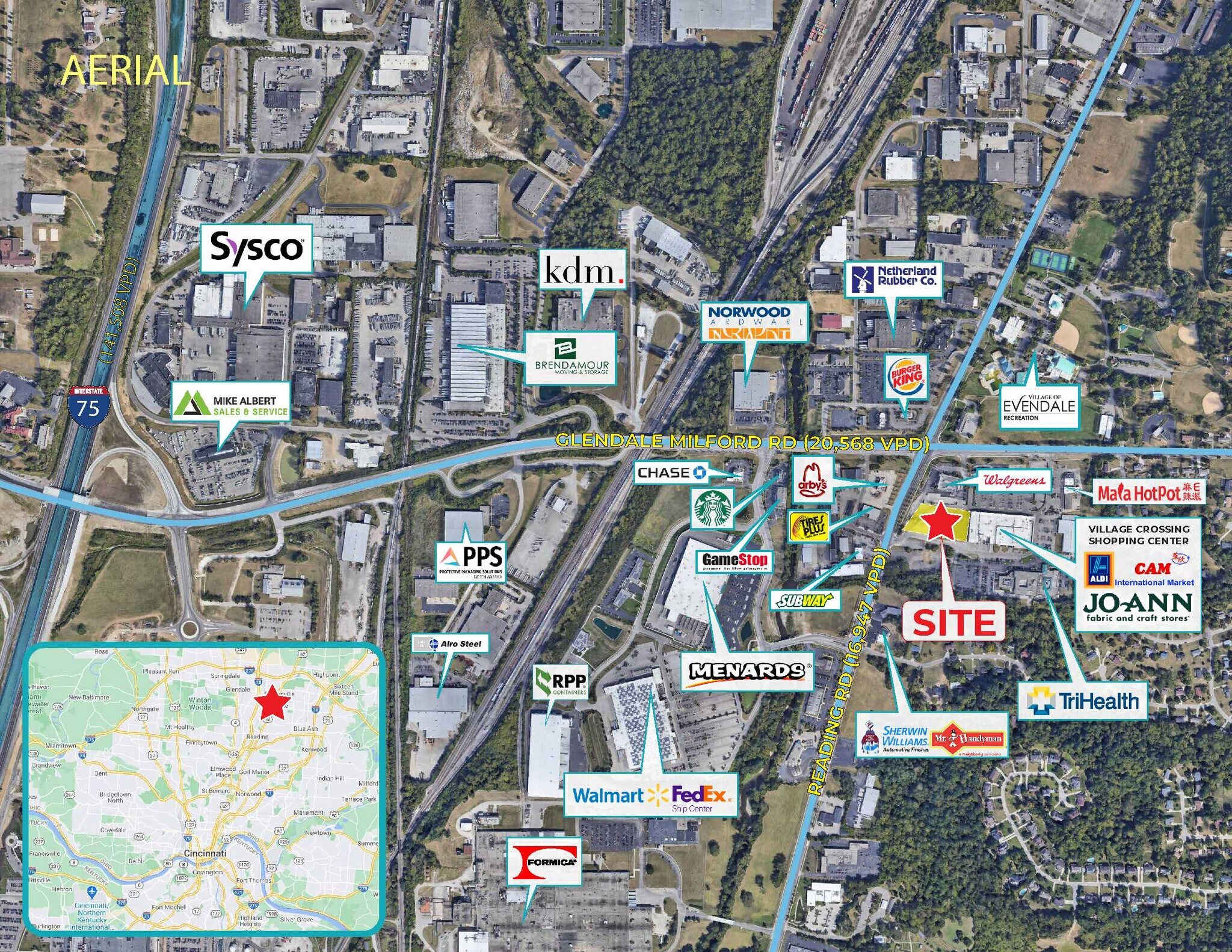 10340 Reading Rd, Cincinnati, OH à vendre Photo du bâtiment- Image 1 de 4