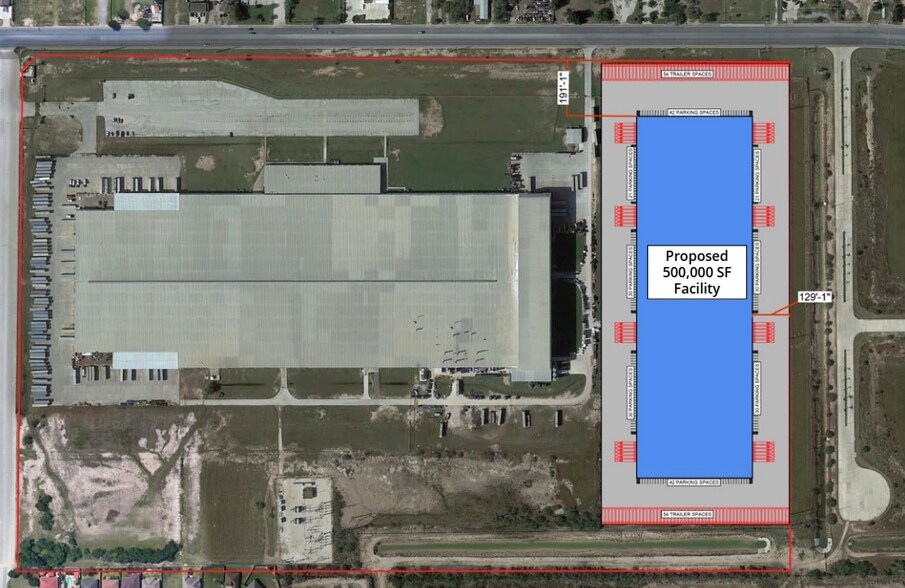 6700 Paredes Line Rd, Brownsville, TX à louer - Aérien - Image 2 de 3