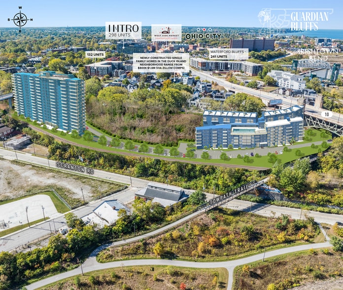 2041 W 17th St, Cleveland, OH for sale - Aerial - Image 2 of 8