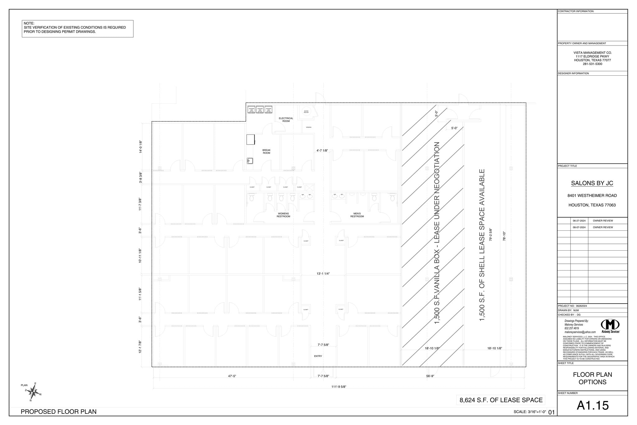 8401 Westheimer, Houston, TX for lease Site Plan- Image 1 of 1