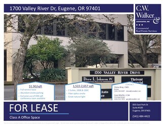 Plus de détails pour 1700 Valley River Dr, Eugene, OR - Bureau à louer